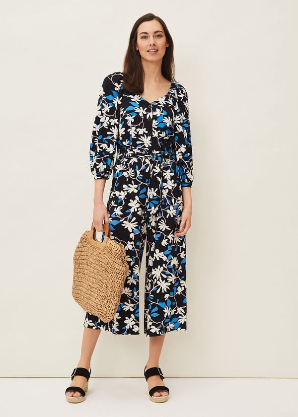 phase eight Magnolia Floral Jersey Jumpsuit