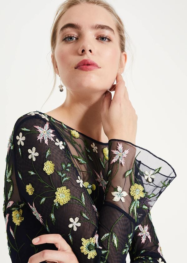 Phase Eight Mallory Embroidered Maxi Dress