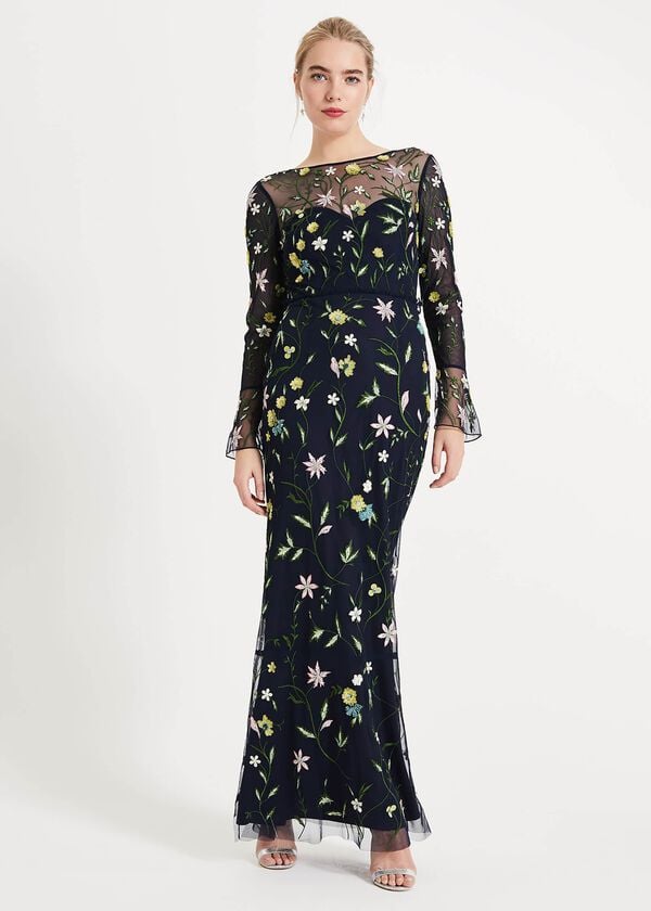 phase eight Mallory Embroidered Maxi Dress