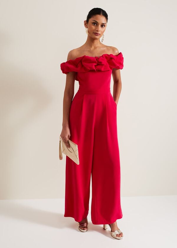 phase eight Mallory Ruffle Jumpsuit