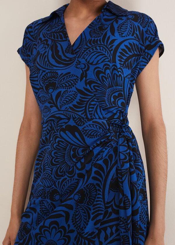 Phase Eight Mara Abstract Print Wrap Dress