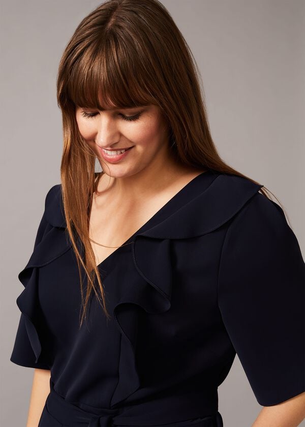 Phase Eight Marianna Frill Jumpsuit