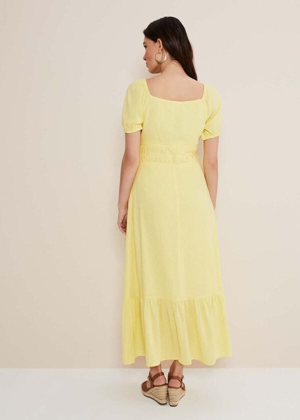 Phase Eight Maribella Linen Midi Dress