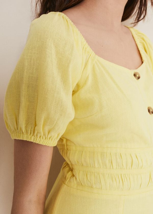 Phase Eight Maribella Linen Midi Dress