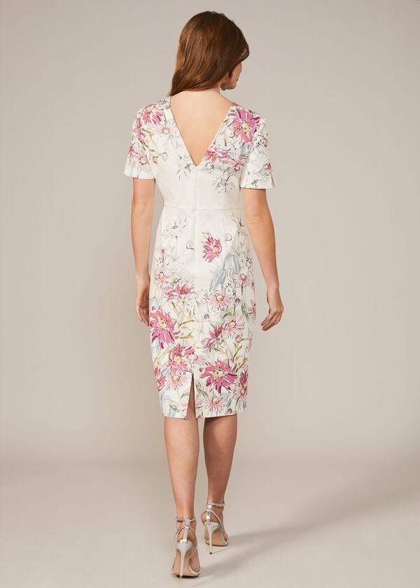 Phase Eight Marie Floral Fitted Dress