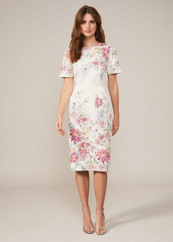 Phase Eight Marie Floral Fitted Dress