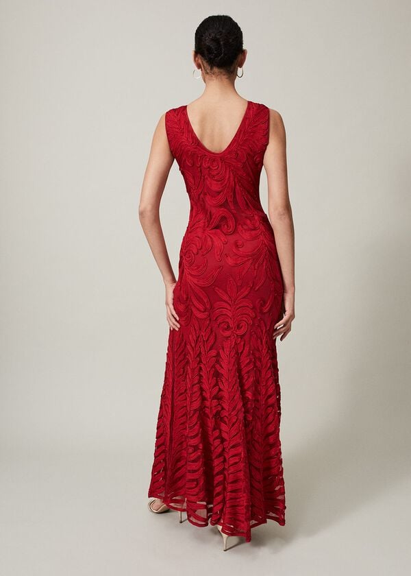 Phase Eight Marigold Tapework Maxi Dress