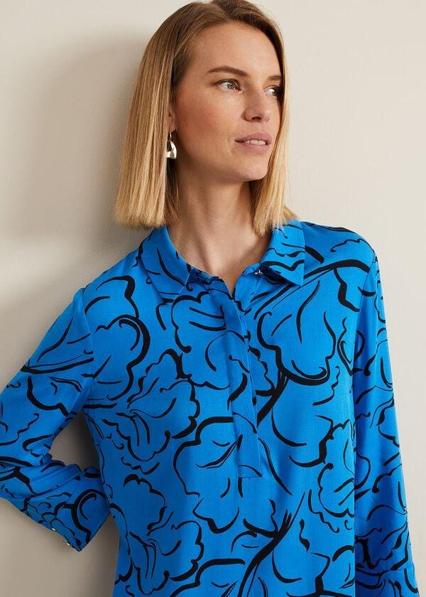 Phase Eight Marina Leaf Print Tunic Dress