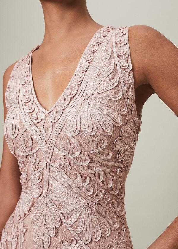 Phase Eight Marion Sequin Tapework Maxi Dress