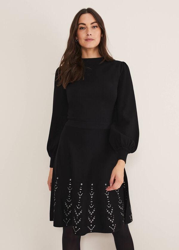 phase eight Marley Metal Work Detail Knit Dress