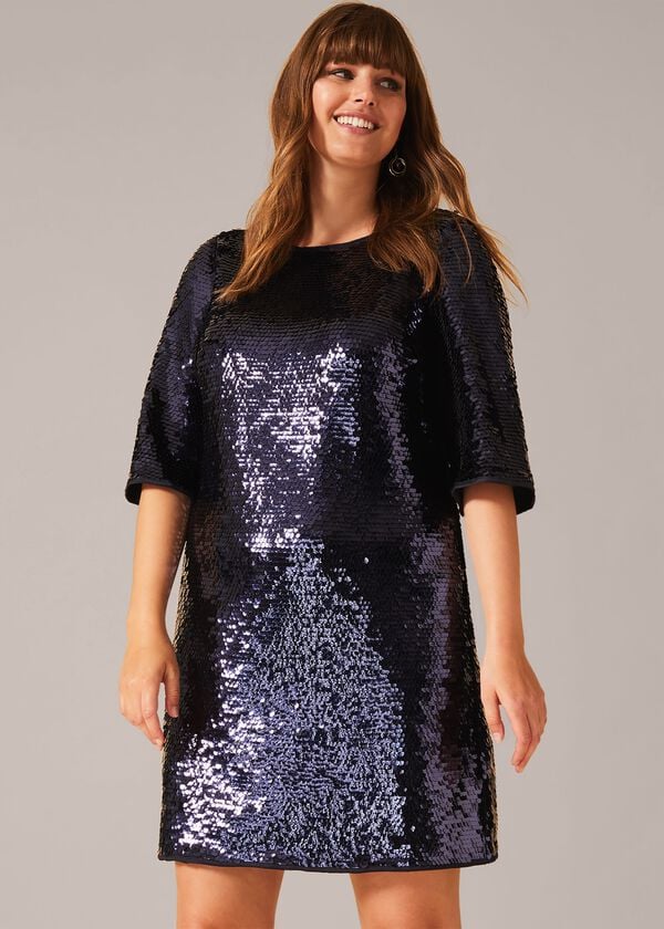 phase eight Martha Sequin Tunic Dress