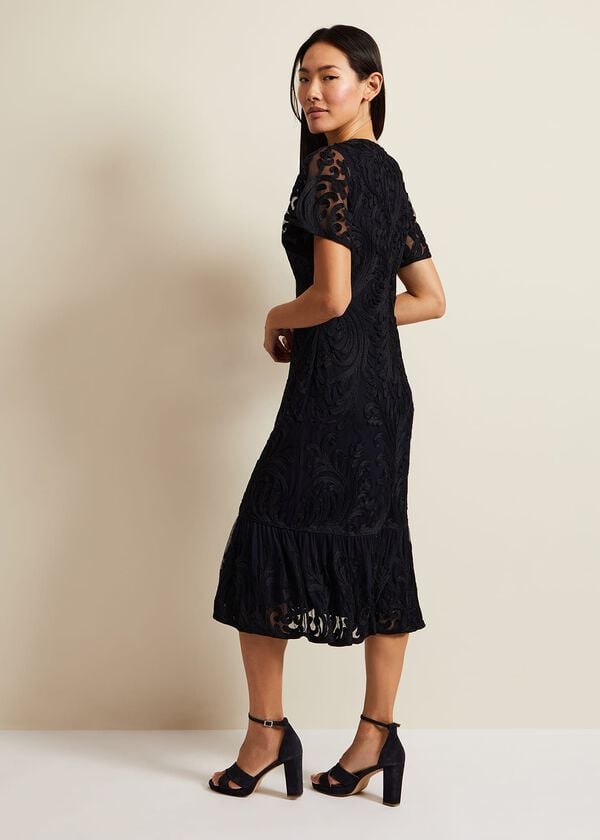 Phase Eight Matilda Tapework Midi Dress
