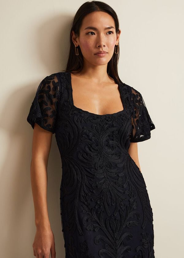 Phase Eight Matilda Tapework Midi Dress