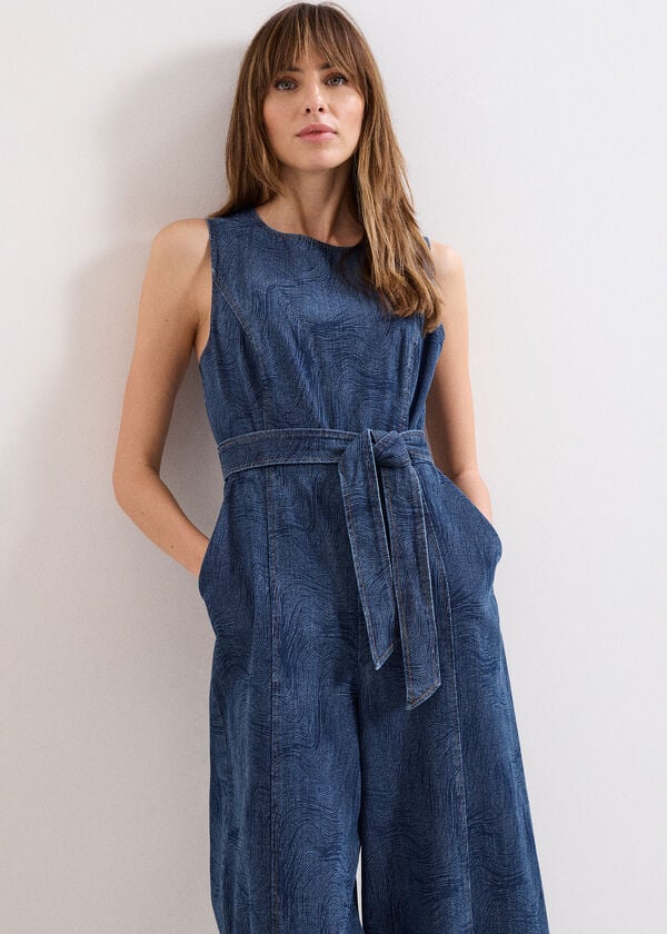 Phase Eight Matilde Denim Jumpsuit