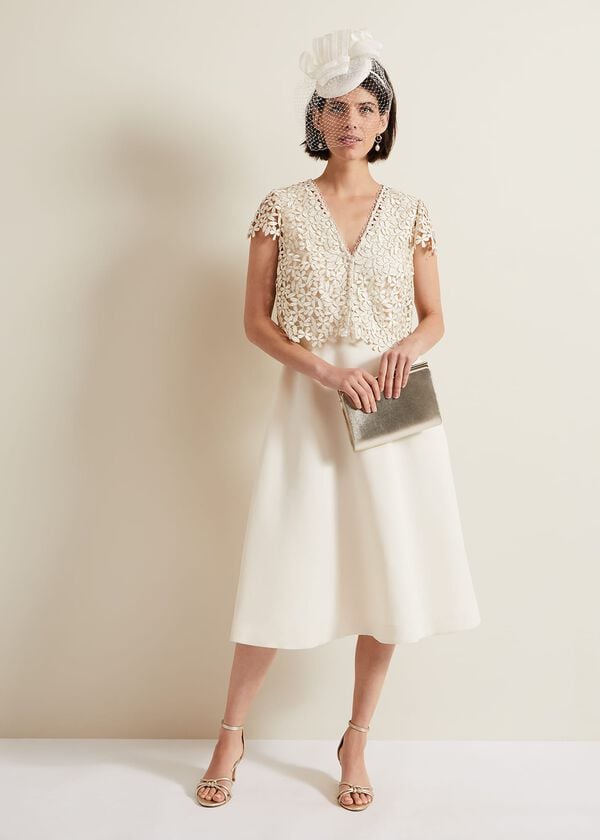 phase eight Maxine Lace Fit And Flare Dress