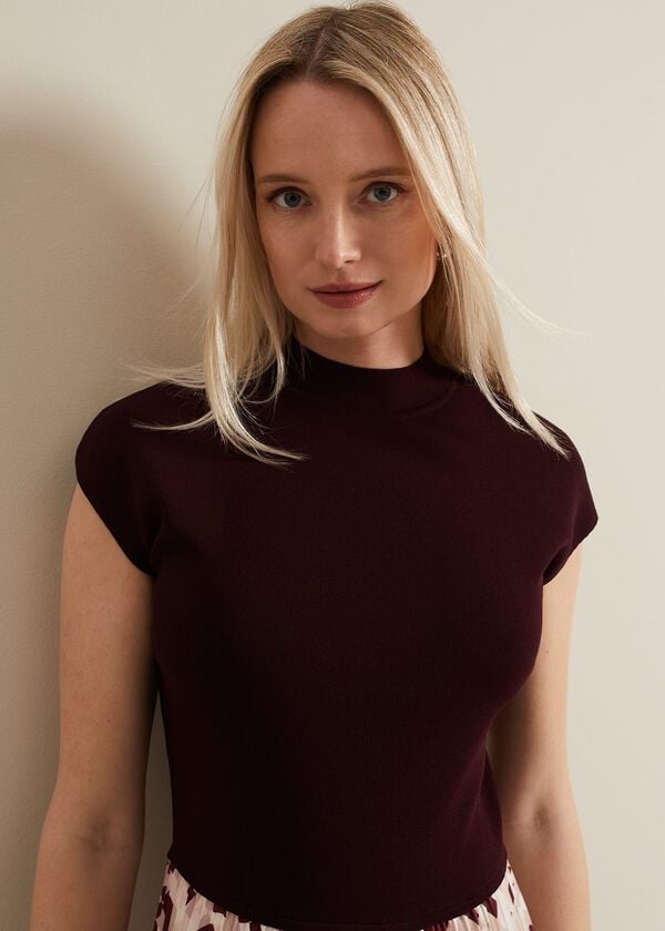 Phase Eight Maya Woven Hem Geo Dress