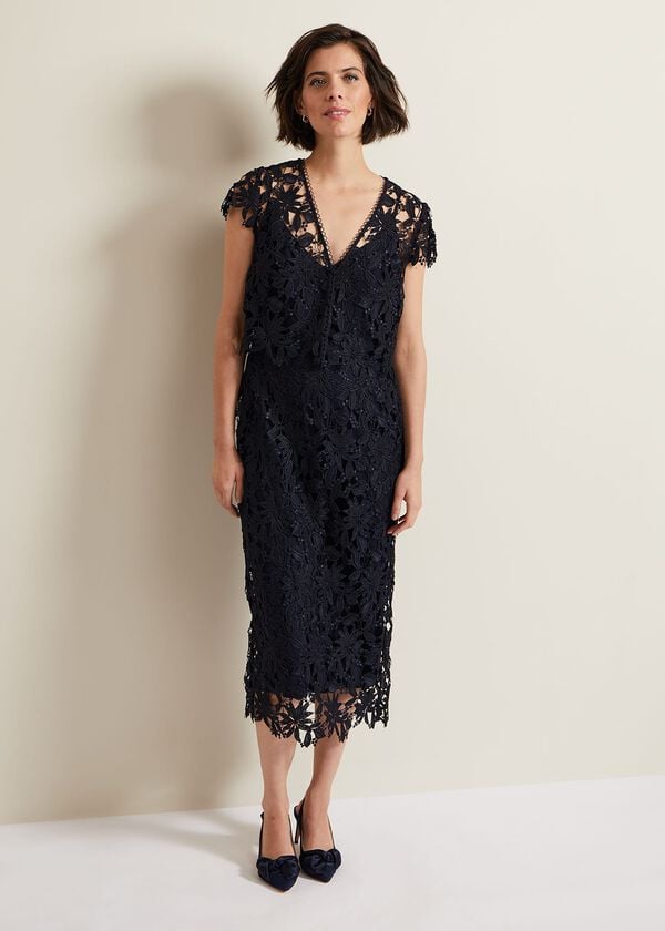 Phase Eight Meghan Lace Double Layer Dress