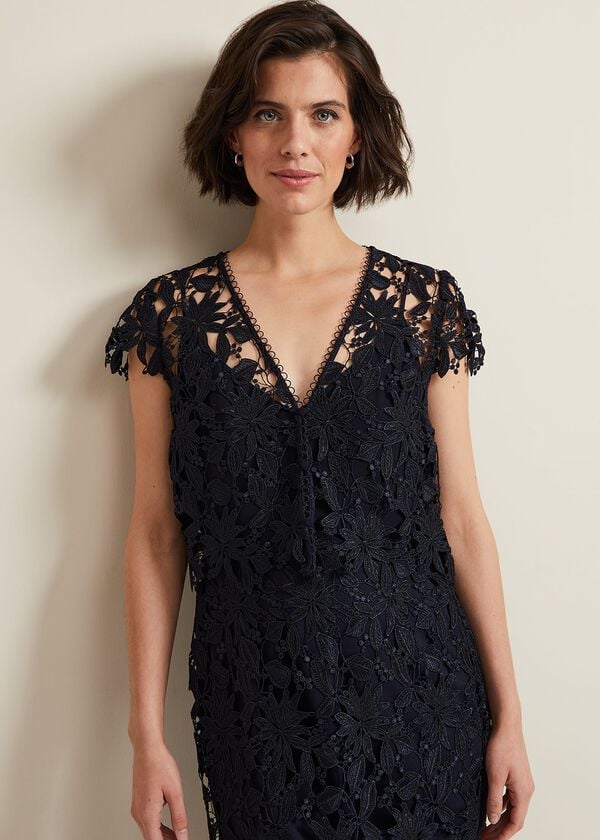 Phase Eight Meghan Lace Double Layer Dress