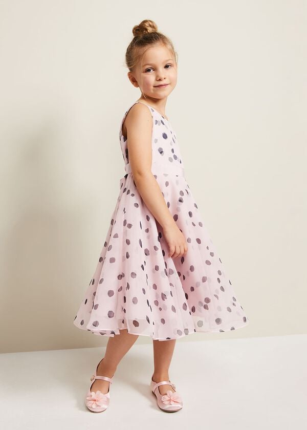 Phase Eight Megura Polka Dot Fit And Flare Dress