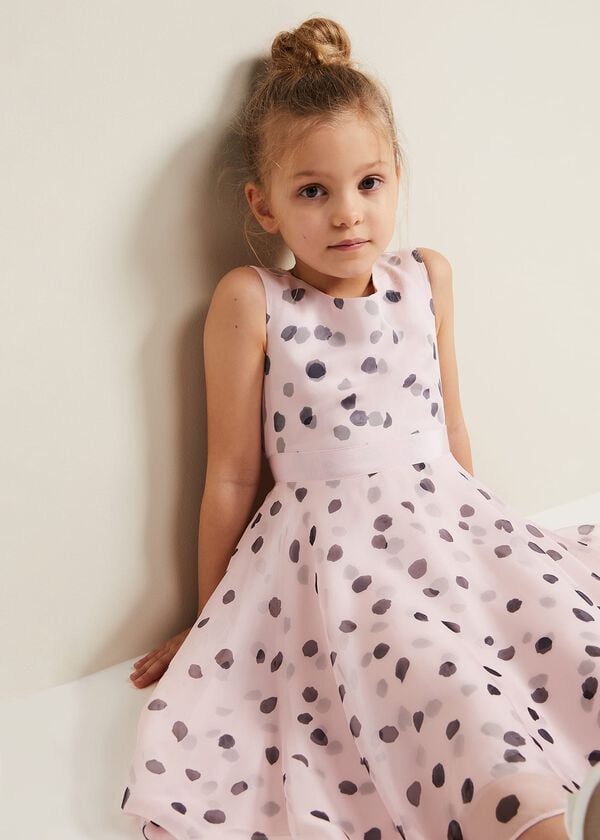 Phase Eight Megura Polka Dot Fit And Flare Dress