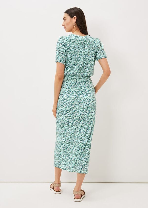 Phase Eight Melani Ditsy Print Midaxi Dress