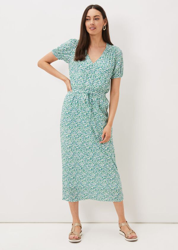 Phase Eight Melani Ditsy Print Midaxi Dress