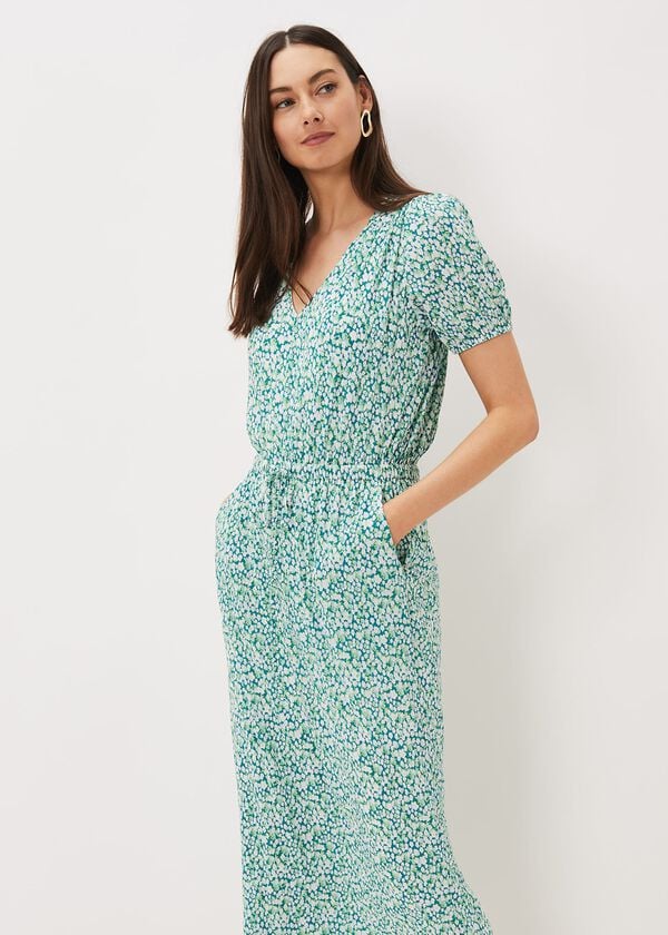 Phase Eight Melani Ditsy Print Midaxi Dress