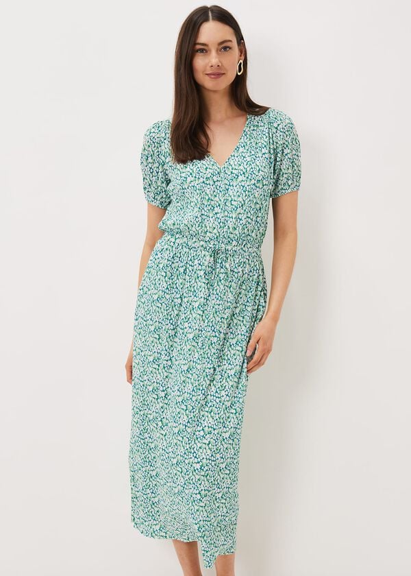 phase eight Melani Ditsy Print Midaxi Dress