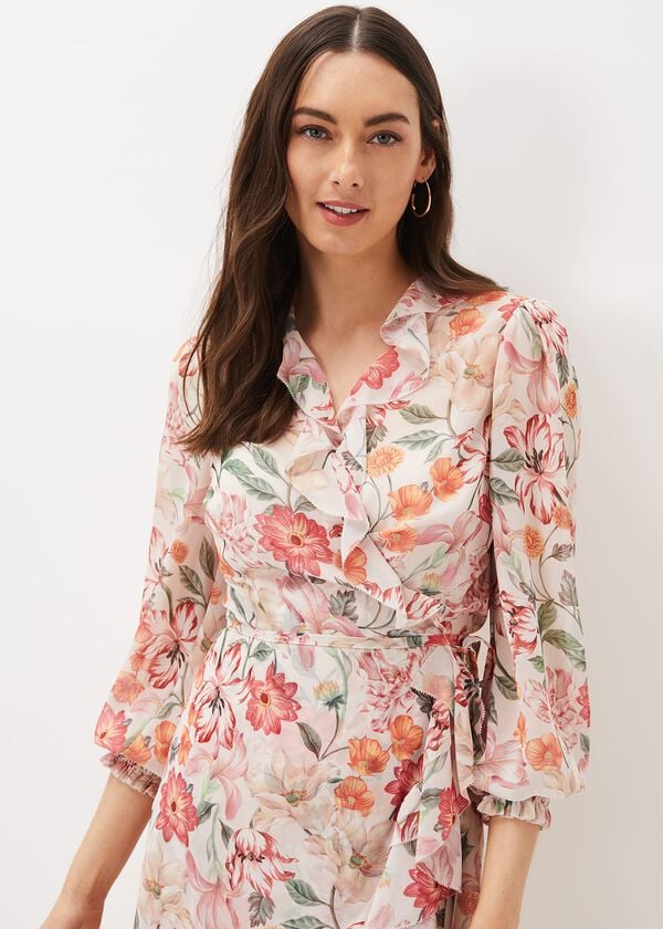 Phase Eight Melinda Floral Wrap Dress