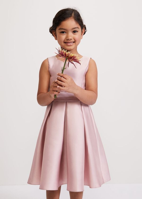 phase eight Melody Antique Rose Satin Dress