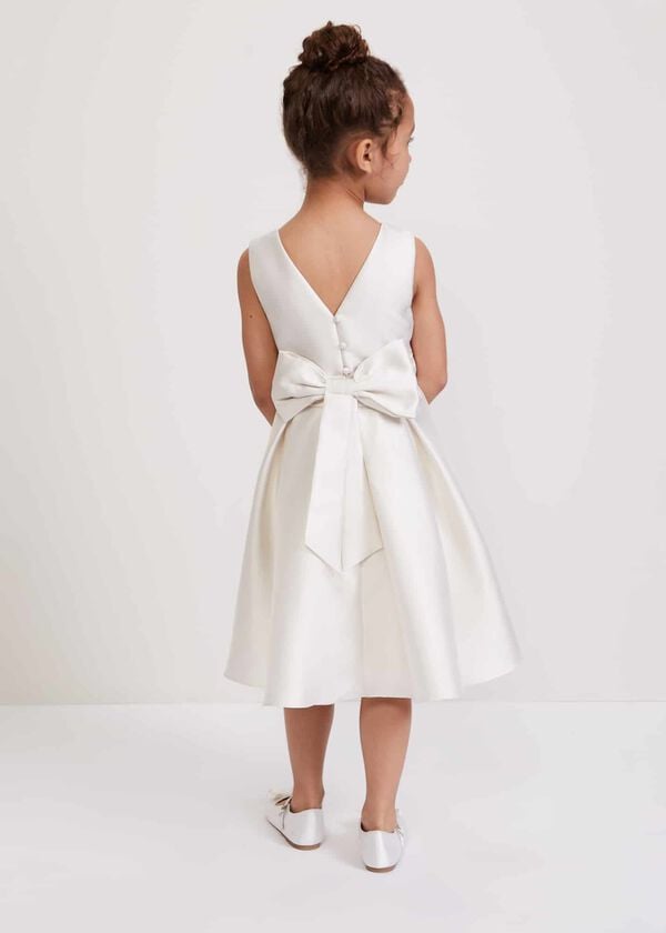 Phase Eight Melody Ivory Satin Dress
