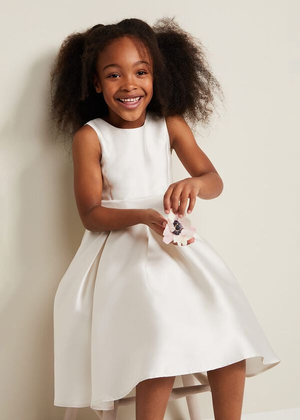 Phase Eight Melody Satin Fit And Flare Dress