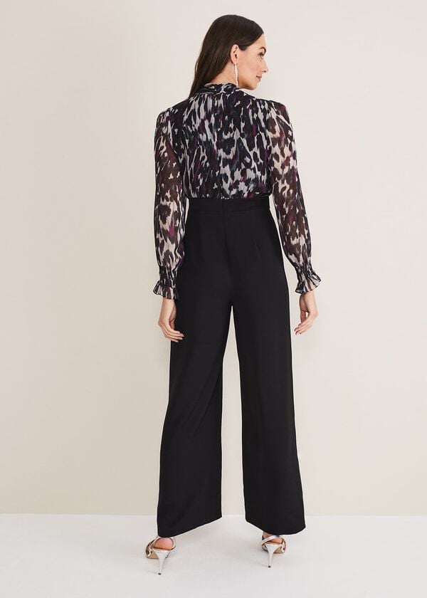Phase Eight Millicent Print Jumpsuit