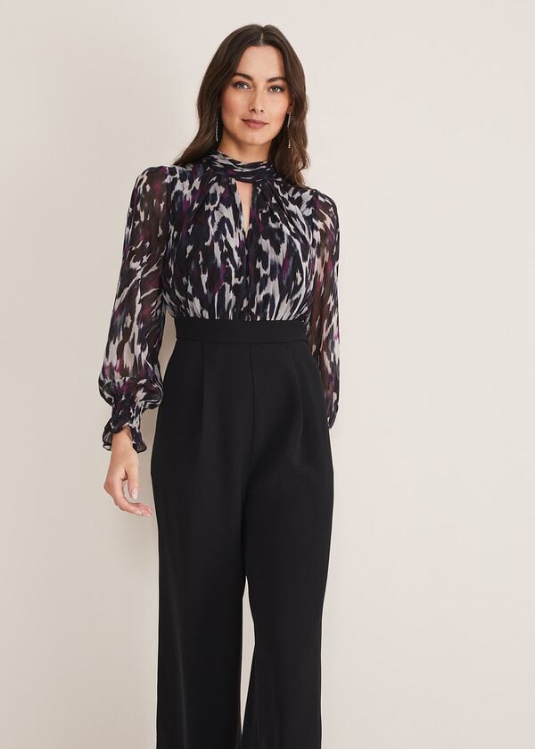 Phase Eight Millicent Print Jumpsuit