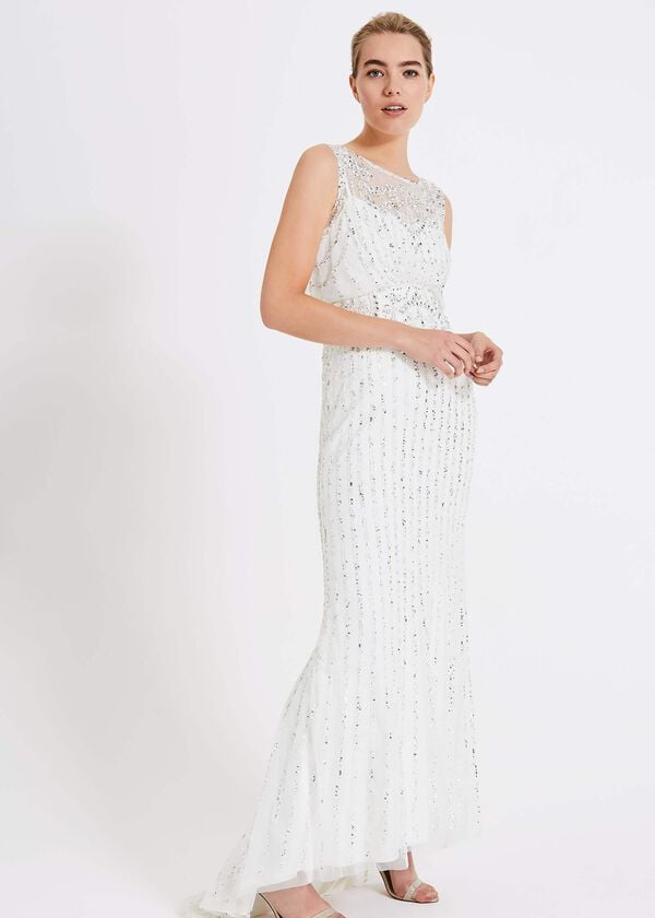 phase eight Milly Beaded Wedding Dress