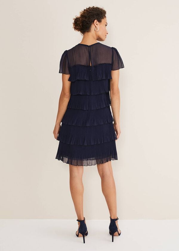 Phase Eight Mimi Pleated Mini Dress