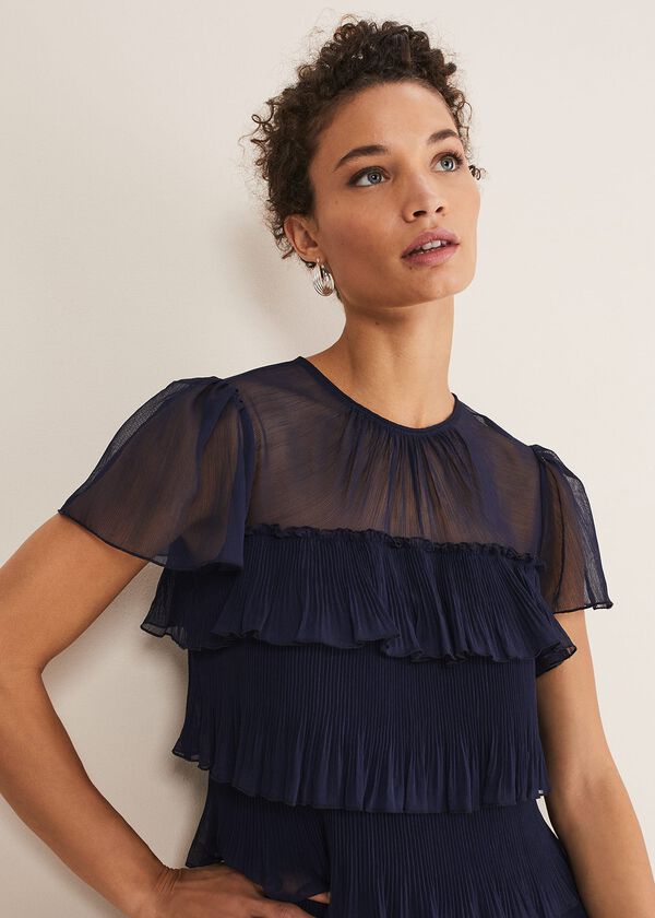 Phase Eight Mimi Pleated Mini Dress