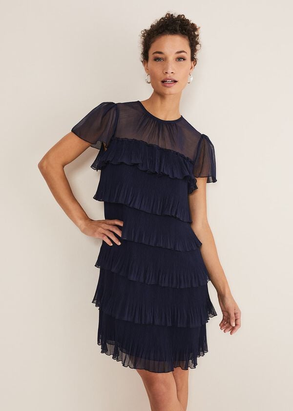 phase eight Mimi Pleated Mini Dress
