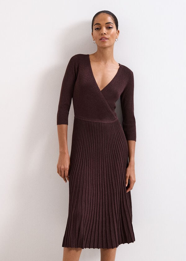 Phase Eight Mina Shimmer Midi Dress