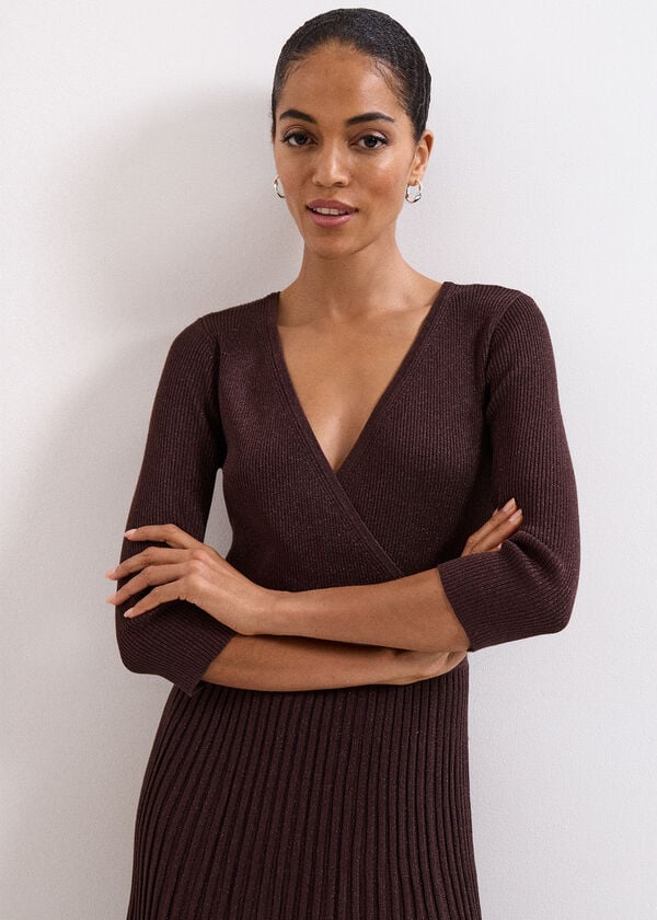 Phase Eight Mina Shimmer Midi Dress