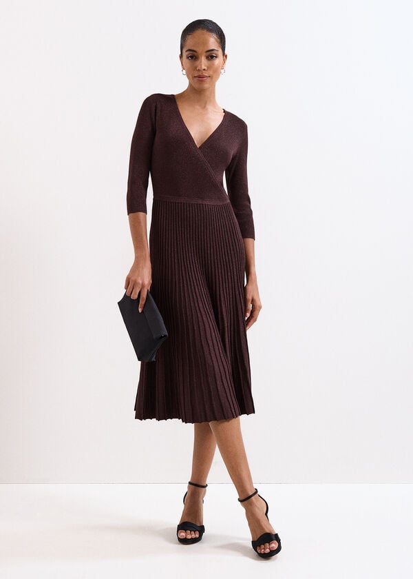 phase eight Mina Shimmer Midi Dress