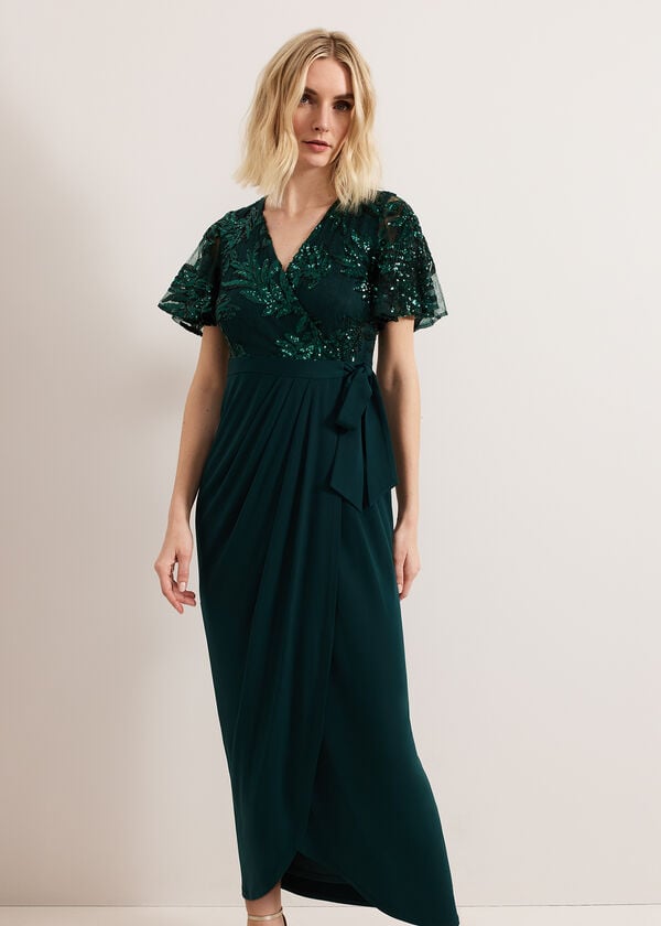 Phase Eight Minty Wrap Dress