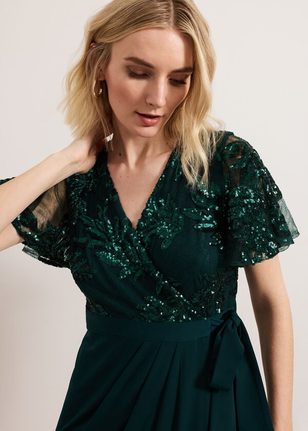 Phase Eight Minty Wrap Dress