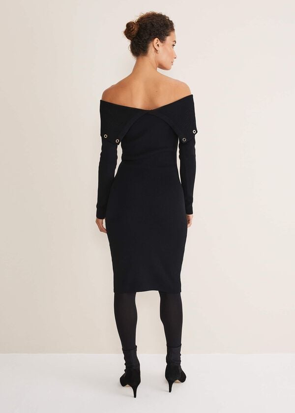 Phase Eight Mirelle Bodycon Bardot Midi Dress