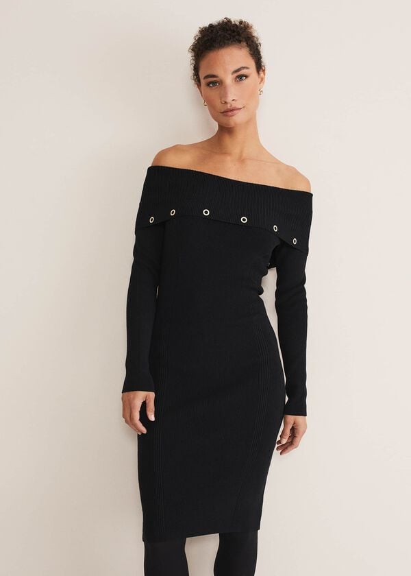 phase eight Mirelle Bodycon Bardot Midi Dress