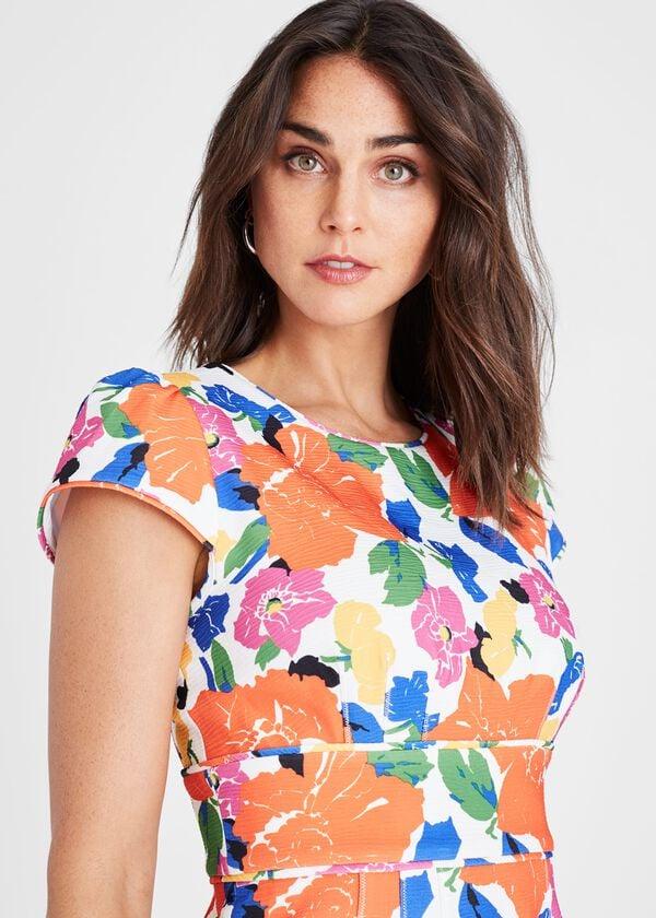 Phase Eight Mirian Floral Textured Mini Dress