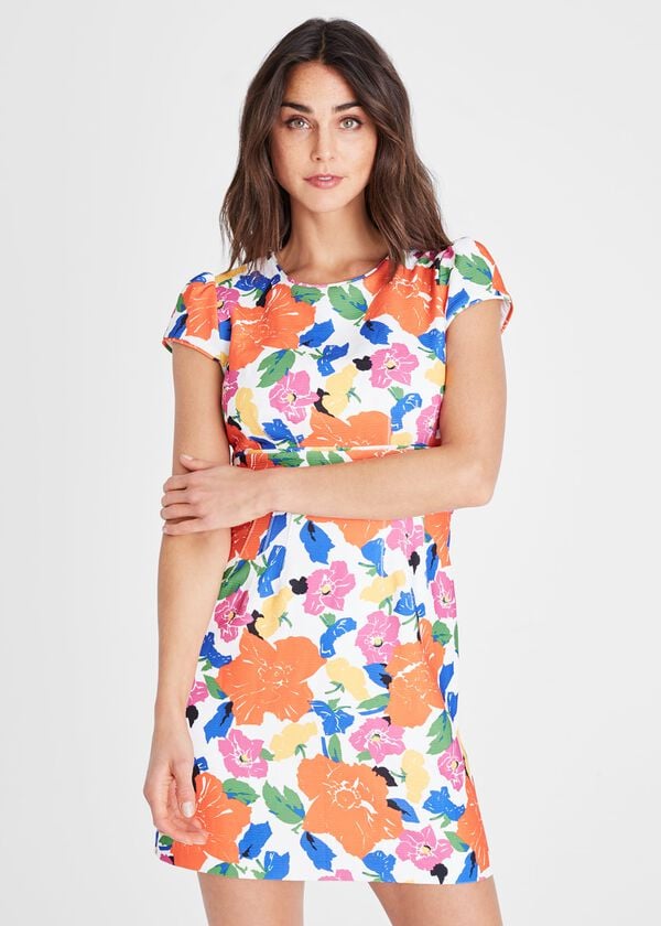 phase eight Mirian Floral Textured Mini Dress