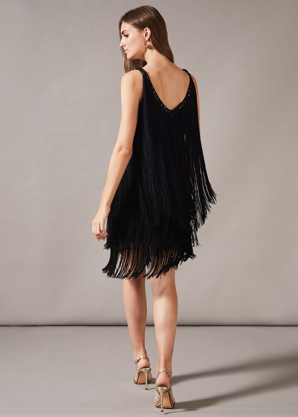 Phase Eight Missy Dip Dye Fringe Dress