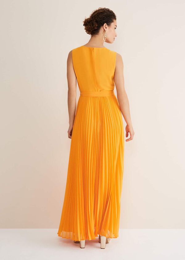 Phase Eight Mollie Pleat Maxi Dress