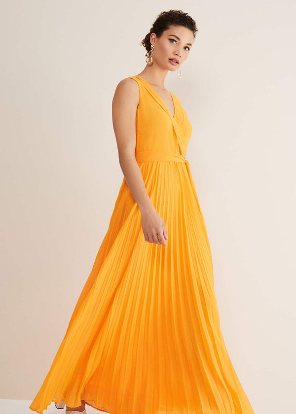 Phase Eight Mollie Pleat Maxi Dress